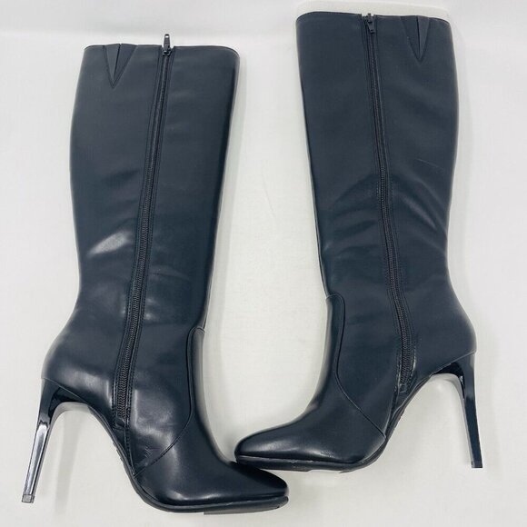 INC International Concepts Womens Size 5M Videl Knee High Dress Boots Black $129 - Picture 3 of 6
